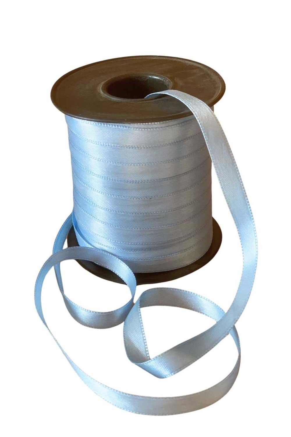 Kurdele Saten 1 Cm x 100 Metre - Kurdele Modelleri - Saten Kurdele - Açık Mavi - 1 CM X 100 METRE