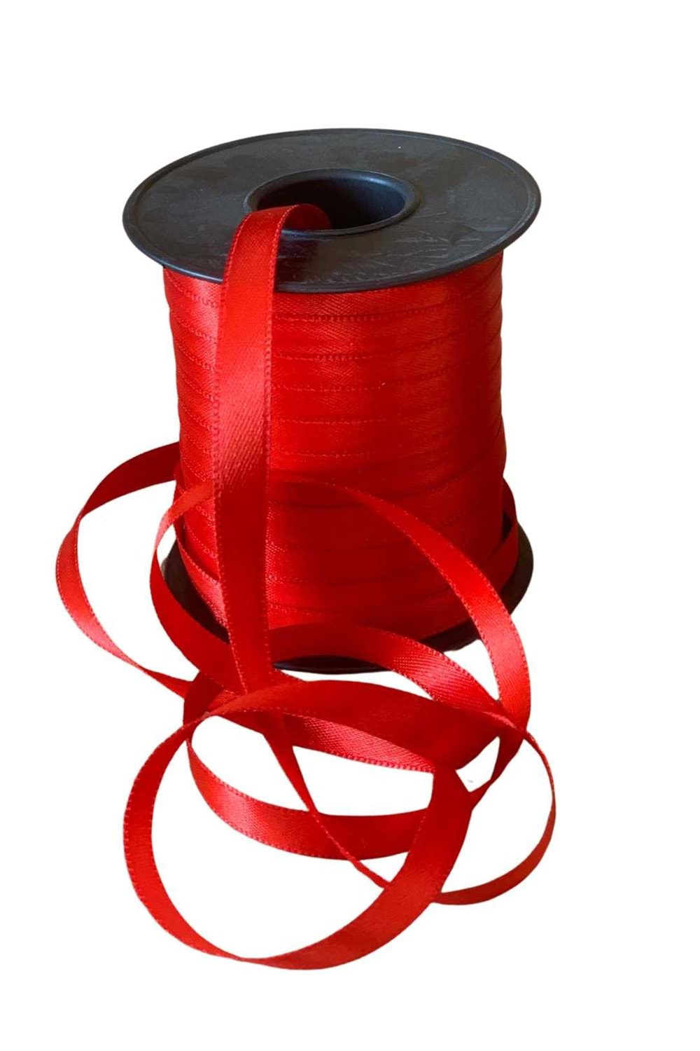 Kurdele Saten 1 Cm x 100 Metre - Kurdele Modelleri - Saten Kurdele - Kırmızı - 1 CM X 100 METRE