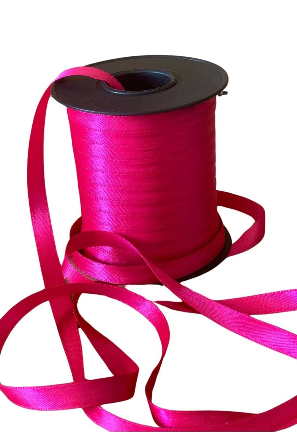 Kurdele Saten 1 Cm x 100 Metre - Kurdele Modelleri - Saten Kurdele - Koyu Pembe - 1 CM X 100 METRE