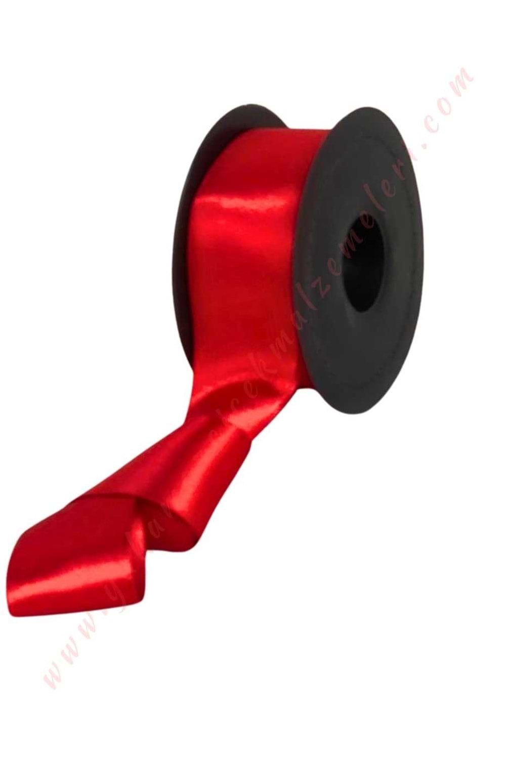 Kurdele Saten 4 Cm x 20 Metre - Kırmızı