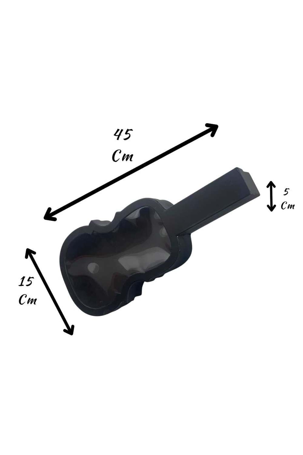 Gitar Şeklinde Şeffaf Pencereli Çiçek ve Çikolata Kutusu KUTU YK-716 - Kutu Modelleri - Gitar - Siyah - STANDART