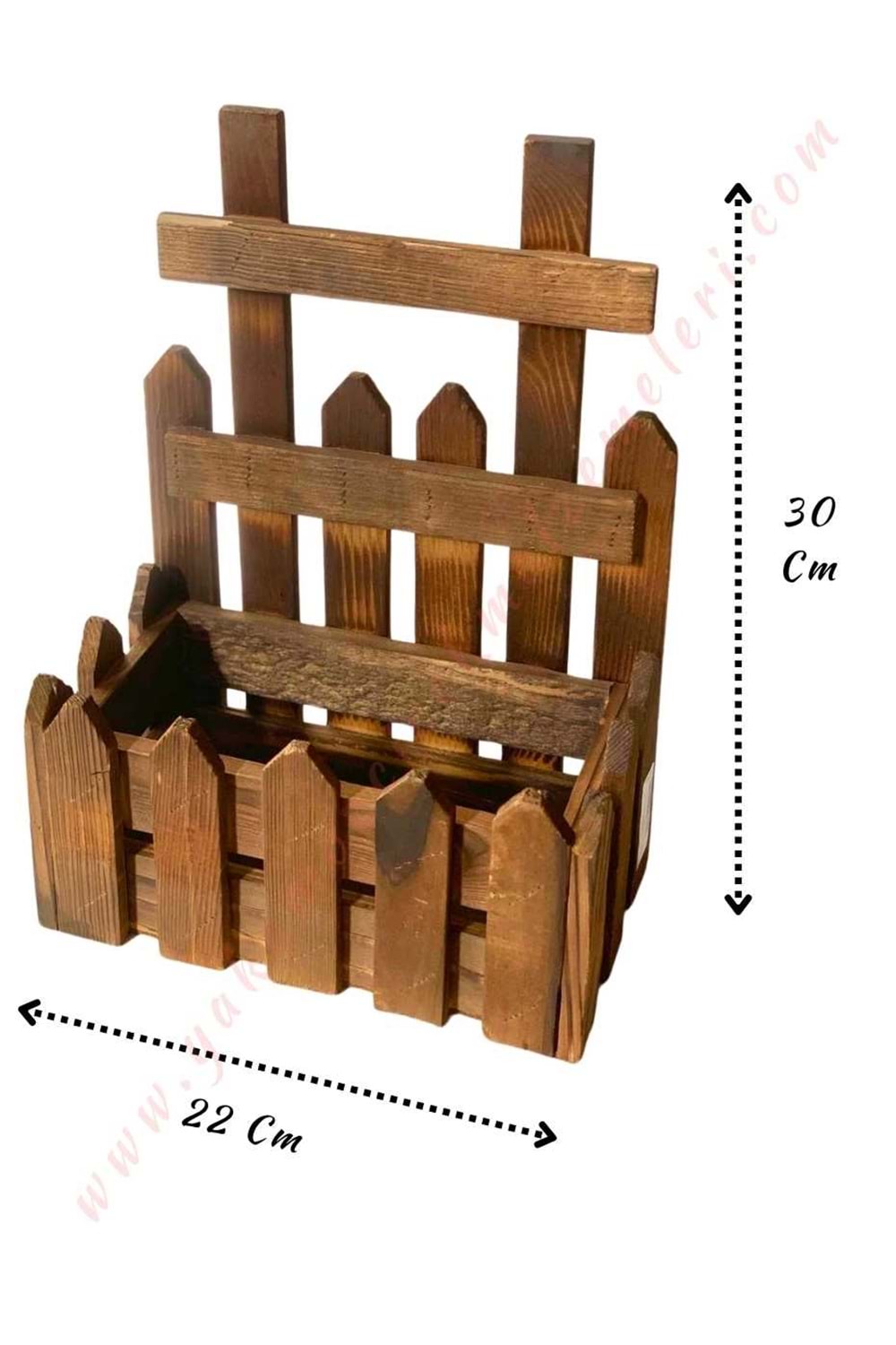 Çit Görünümlü Duvara Asılabilen Saksılık Orta Boy 13*22*30 Cm YK-414