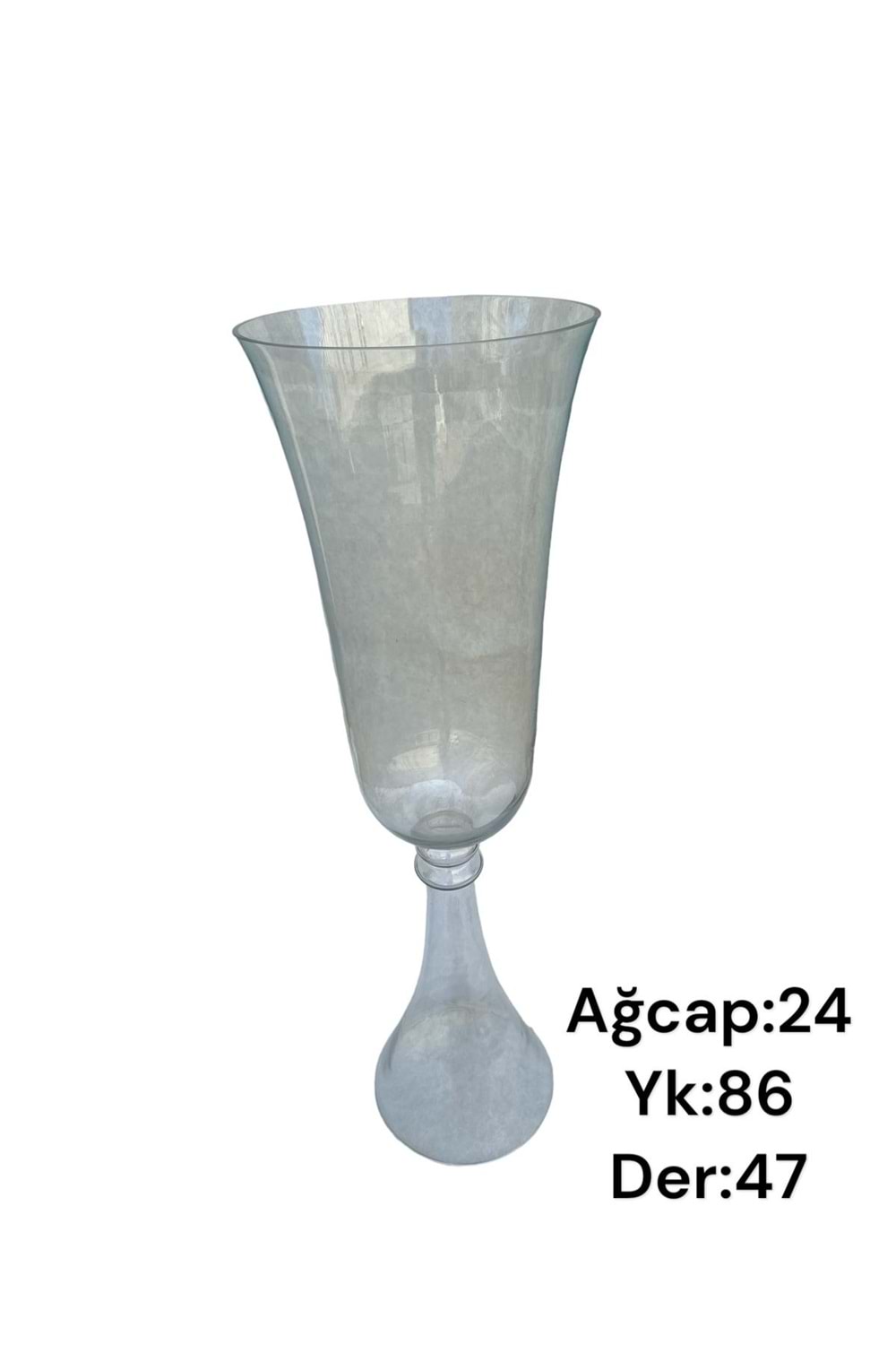 Cam Kadeh Jumbo Boy 24*86 Cm Derinlik 47 Cm 004