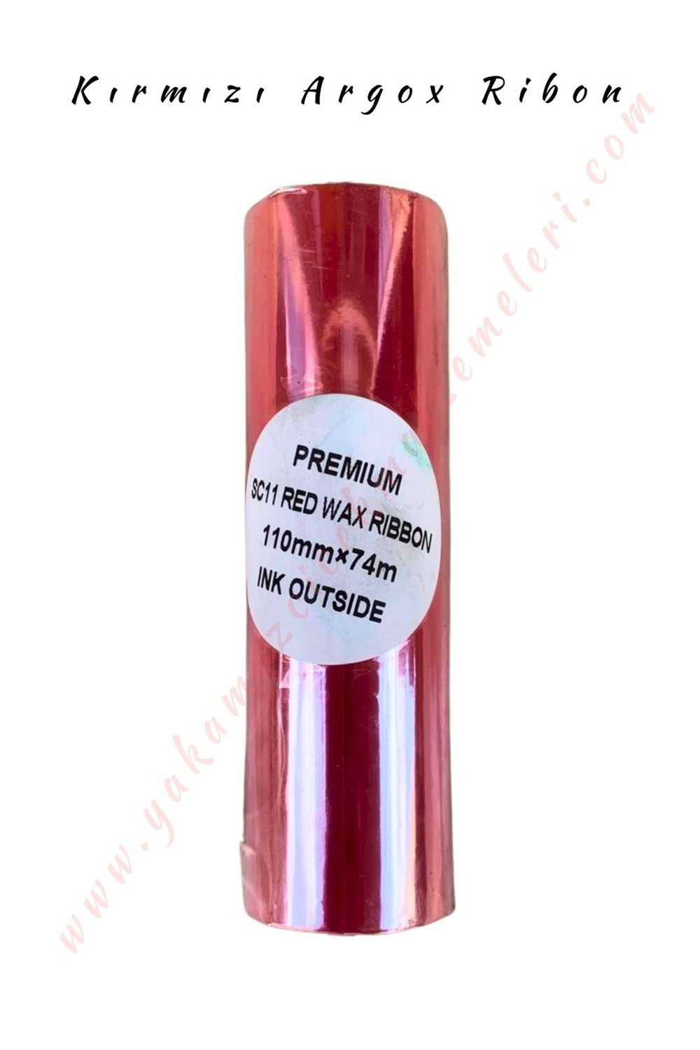Argox Ribon 11 Cm x 74 Mt - Kırmızı