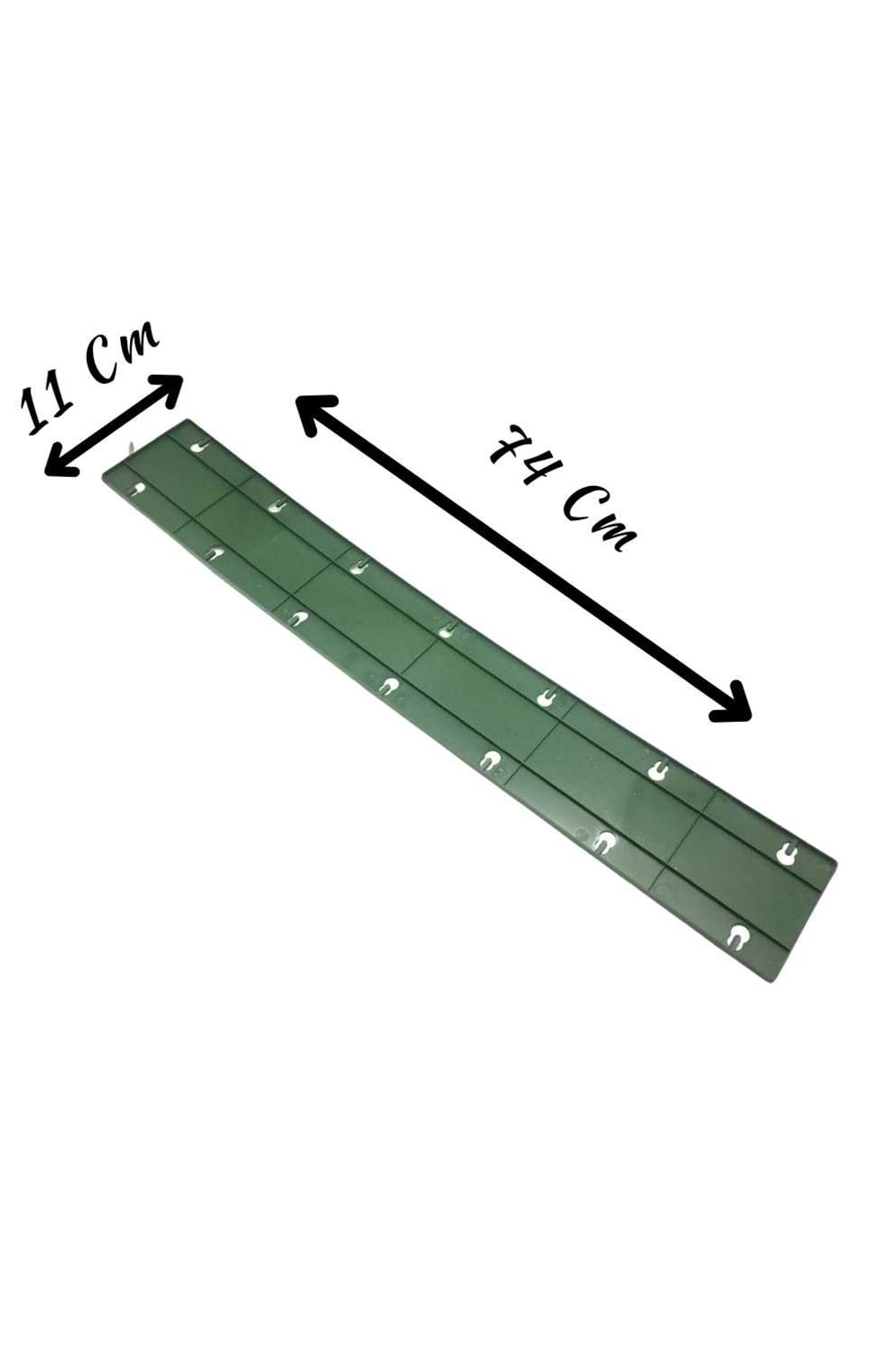Dikdörtgen Büyük Boy Yeşil Oasis Aranjman Altlığı 74 x 11 x 1 cm Çiçek Süngeri YK-5