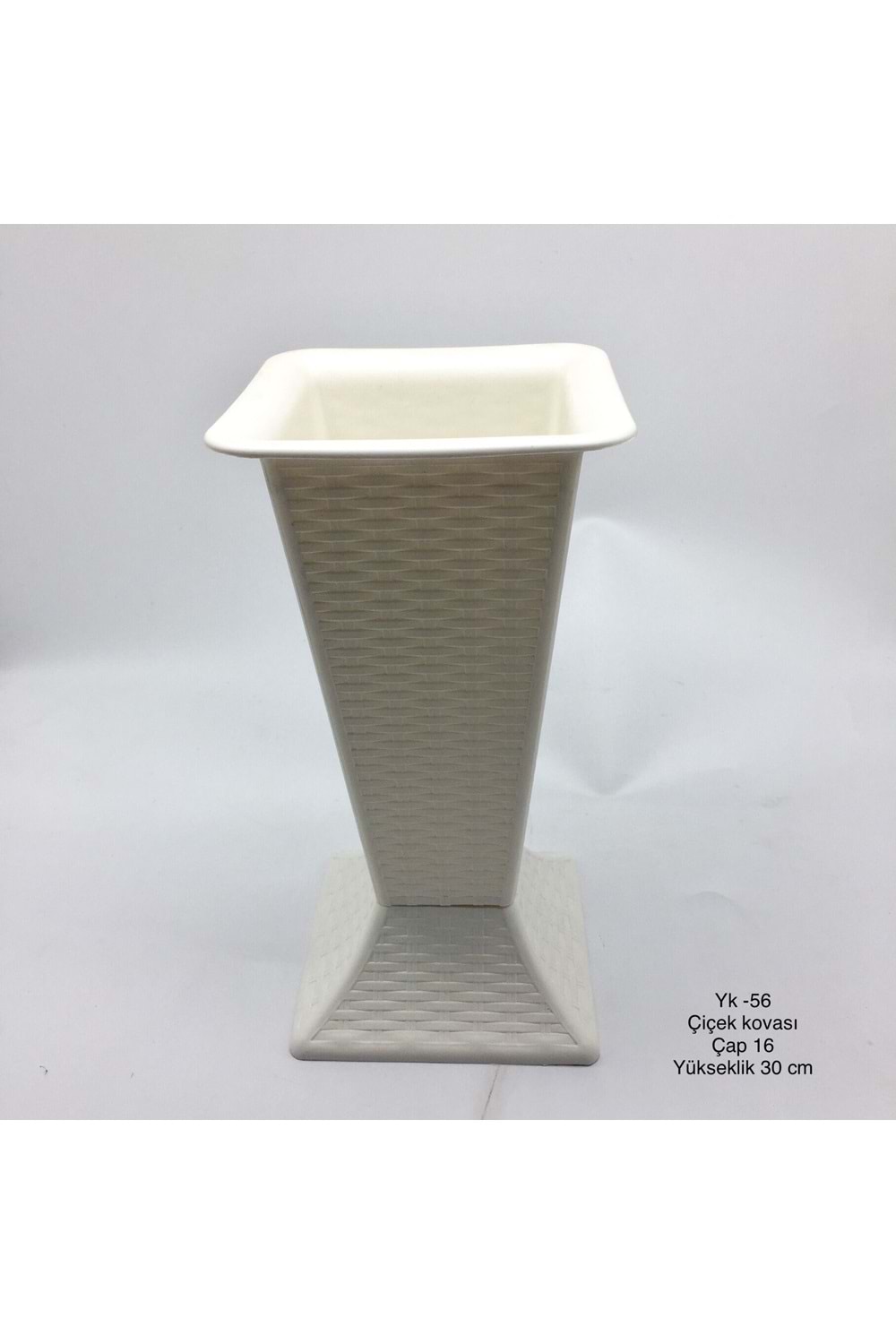 PLASTİK çiçek kovası YK-56 KARE