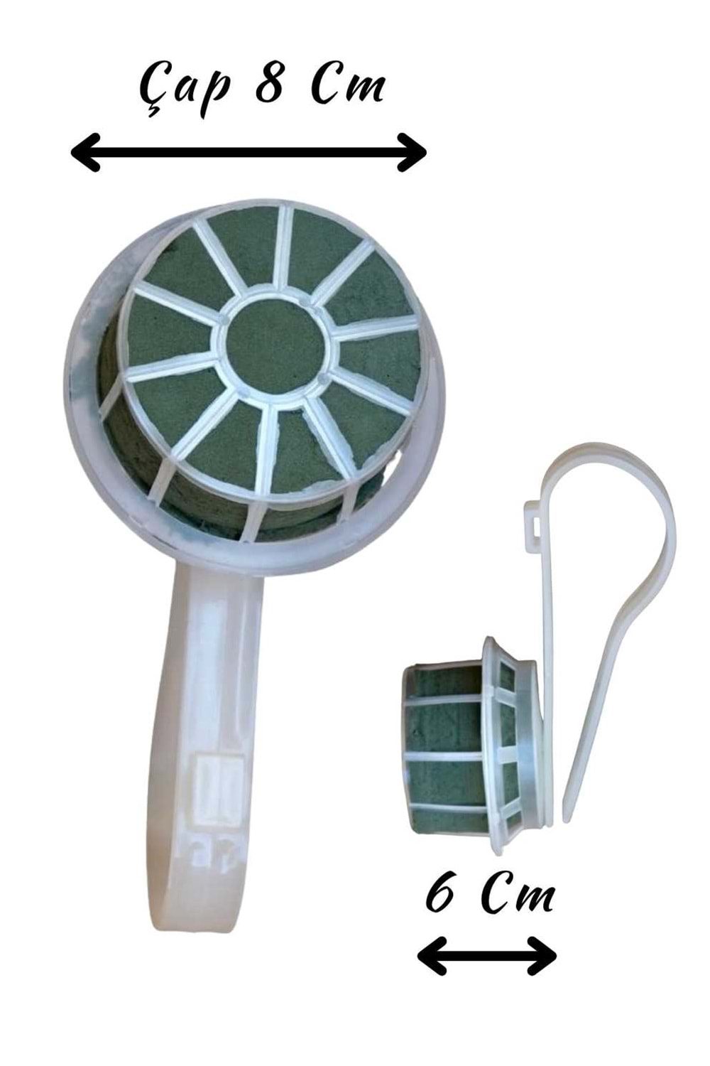 Asılabilir 4 lü Oasis Çap 8 Cm x 6 Cm Çiçek Süngeri