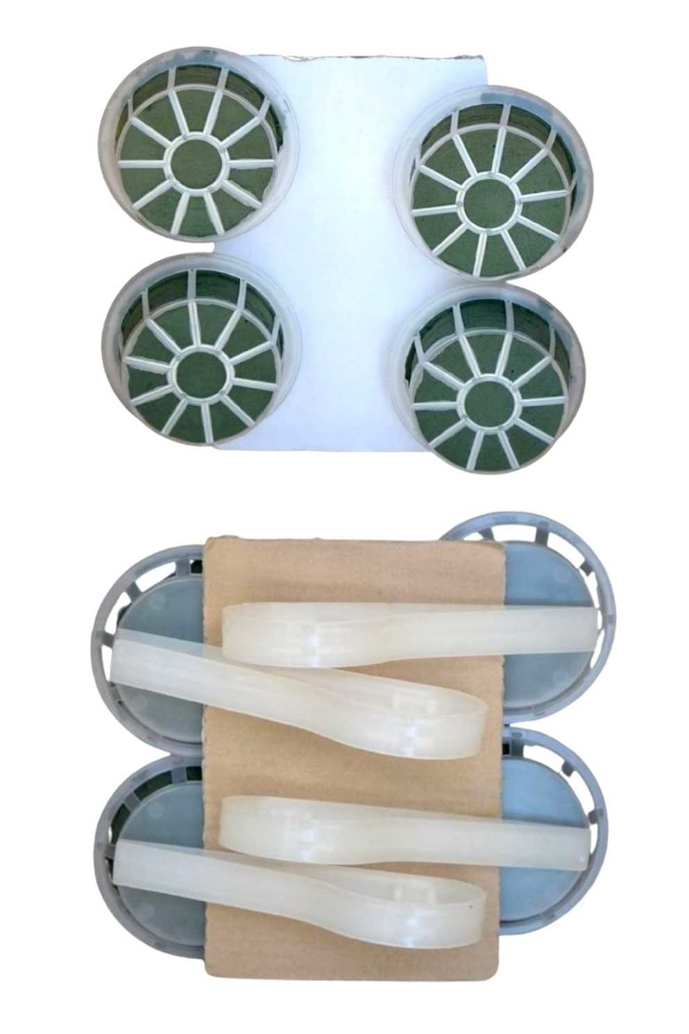Asılabilir 4 lü Oasis Çap 8 Cm x 6 Cm Çiçek Süngeri