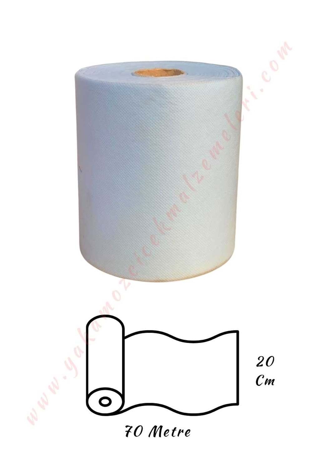 Araba Elyafı En 20 Cm Boy 70 Metre - Açık Mavi