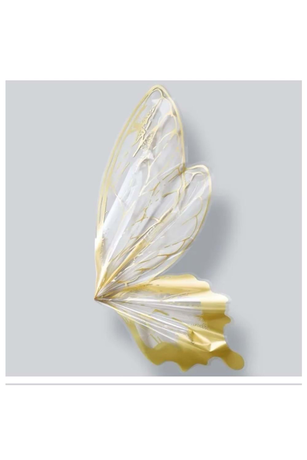 KELEBEK KANADI ŞEFFAF- GOLD
