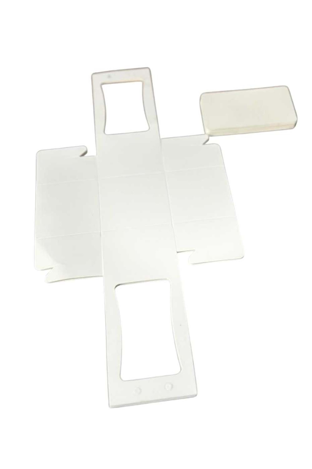 Küçük Boy Kraft Skulent Kaktüs Taşıma Çantası 20 Adet - Beyaz