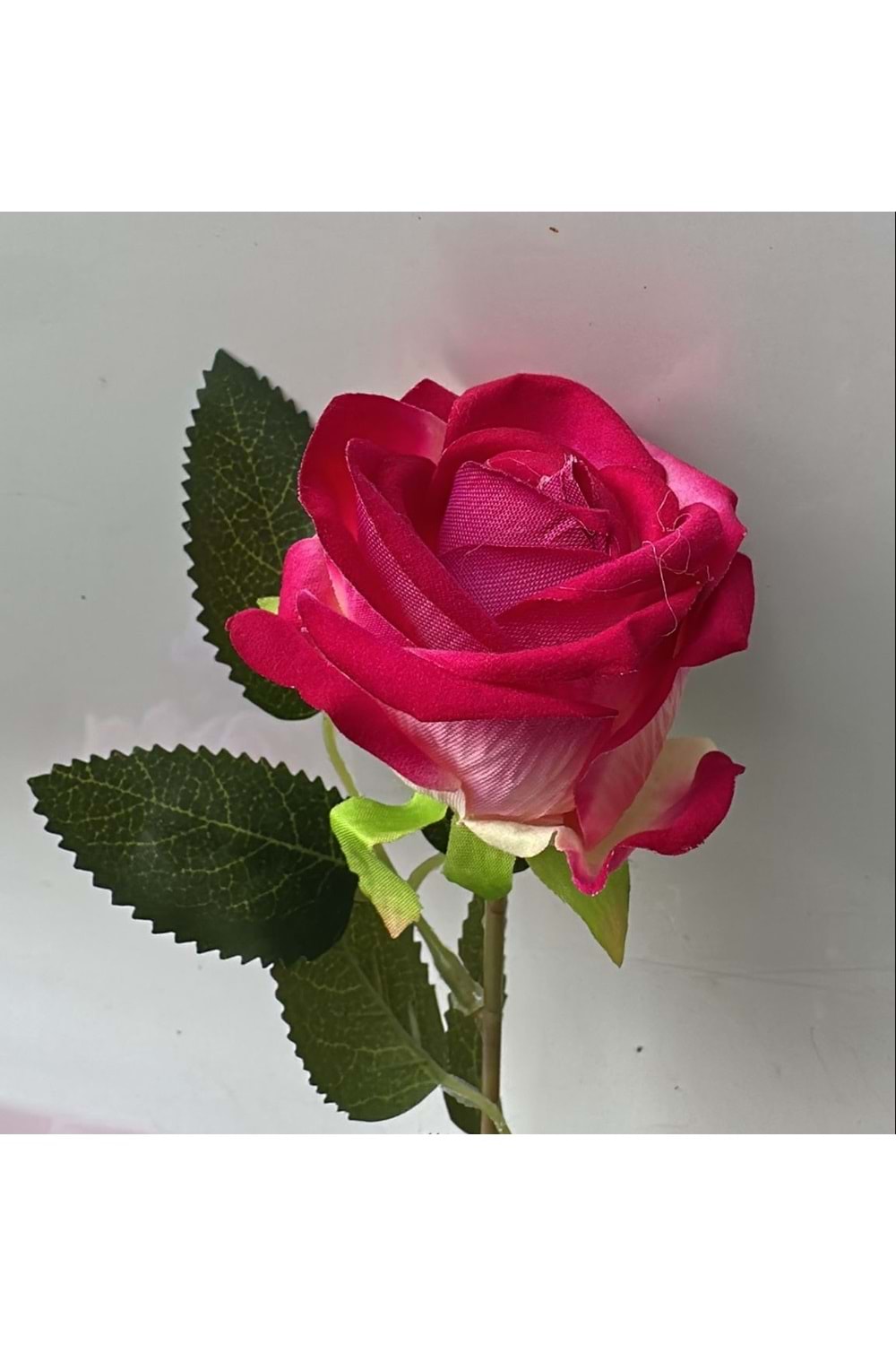 YAPAY GÜL - koyu pembe