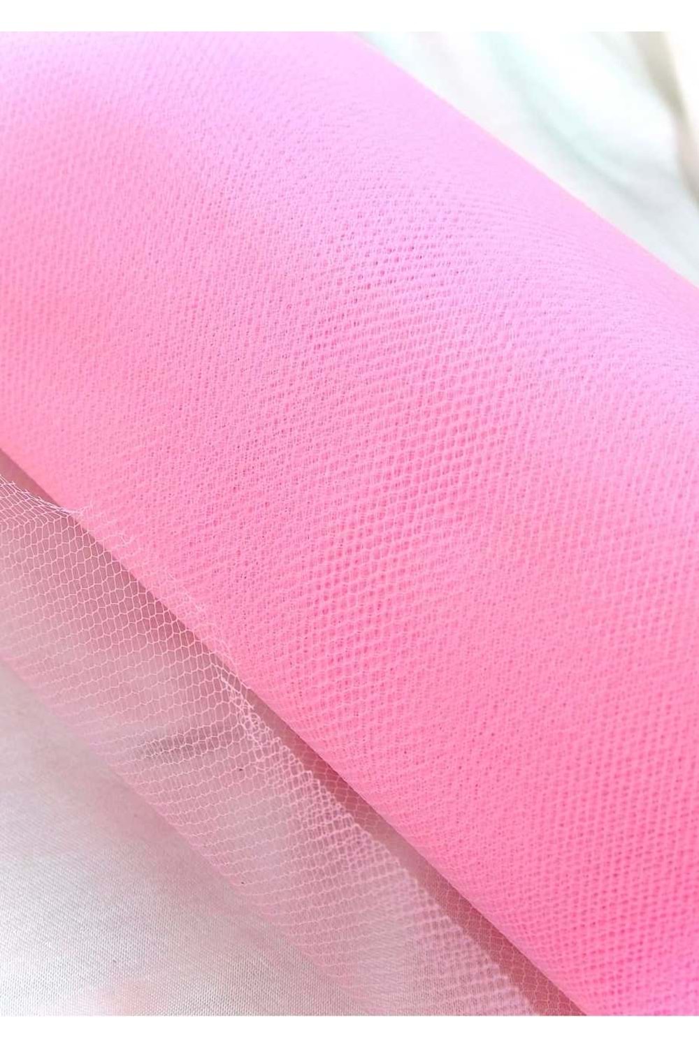 Gold Tül Renkli - Tül Modelleri - Gold - Açık Pembe - 70 CM X 27 MT