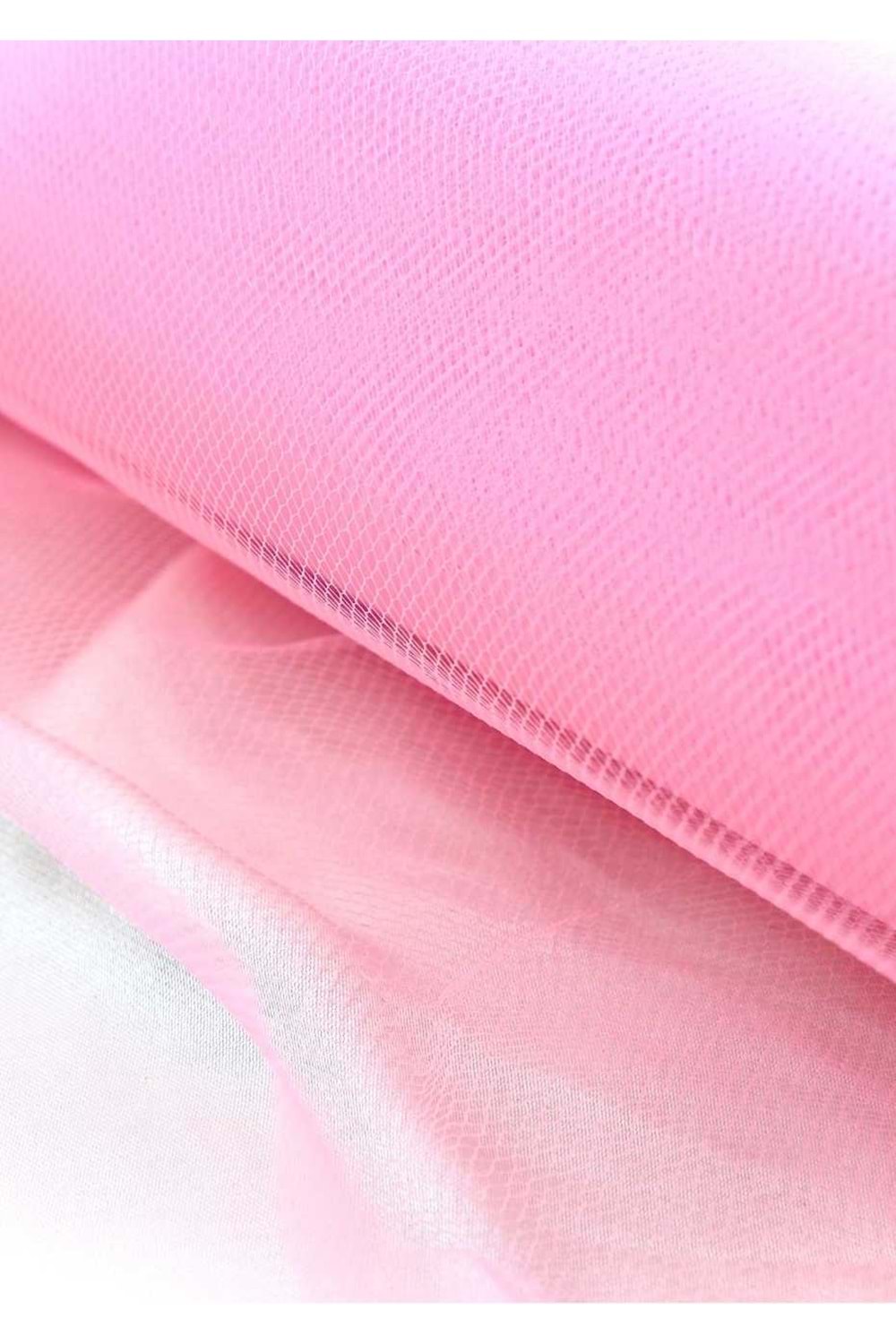 Gold Tül Renkli - Tül Modelleri - Gold - Açık Pembe - 70 CM X 27 METRE