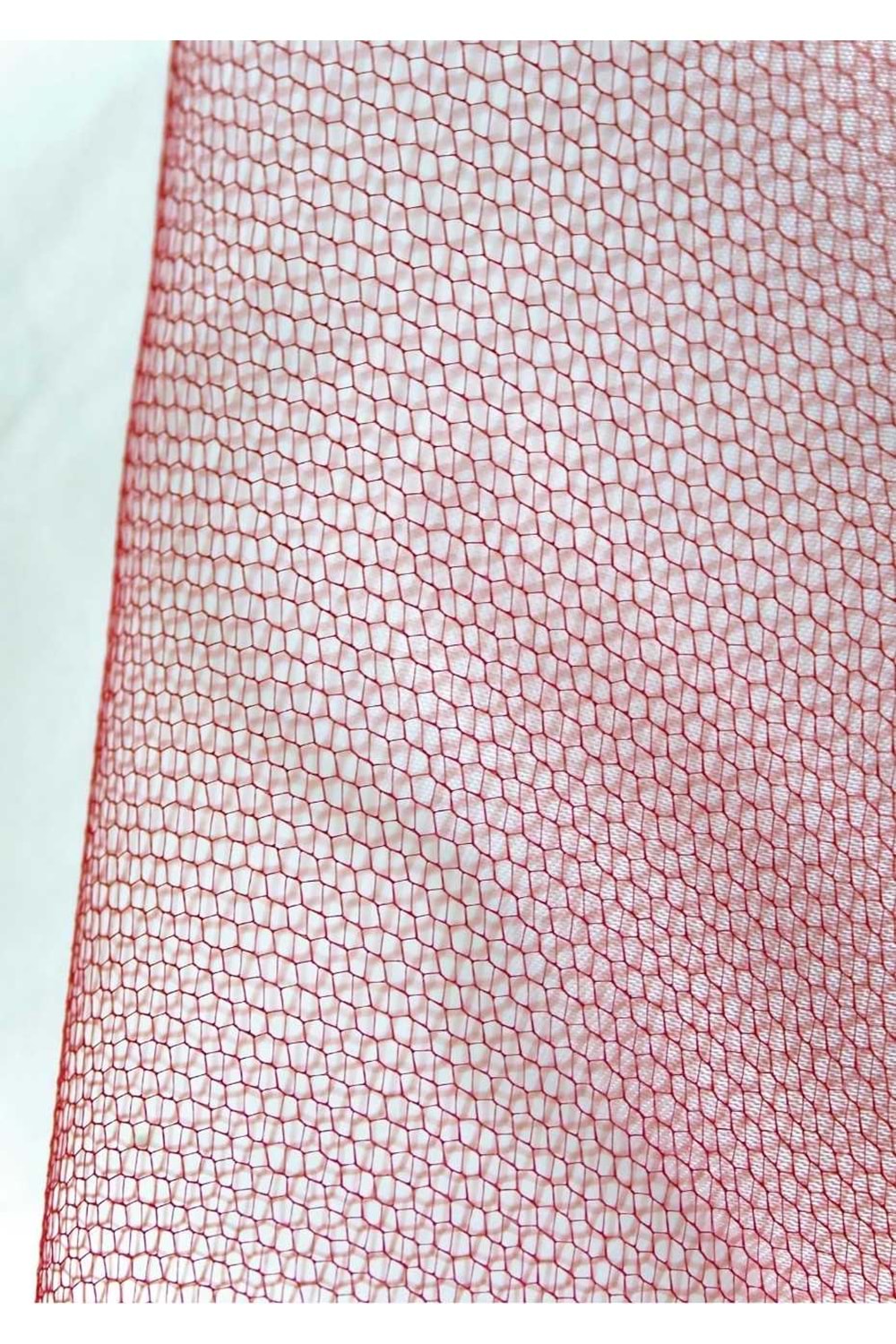 Gold Tül Renkli - Tül Modelleri - Gold - Bordo - 70 CM X 27 MT