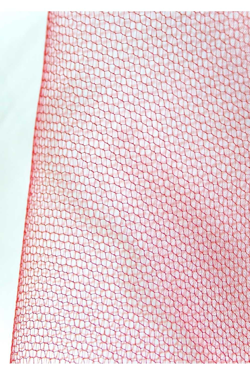 Gold Tül Renkli - Tül Modelleri - Gold - Kırmızı - 70 CM X 27 MT
