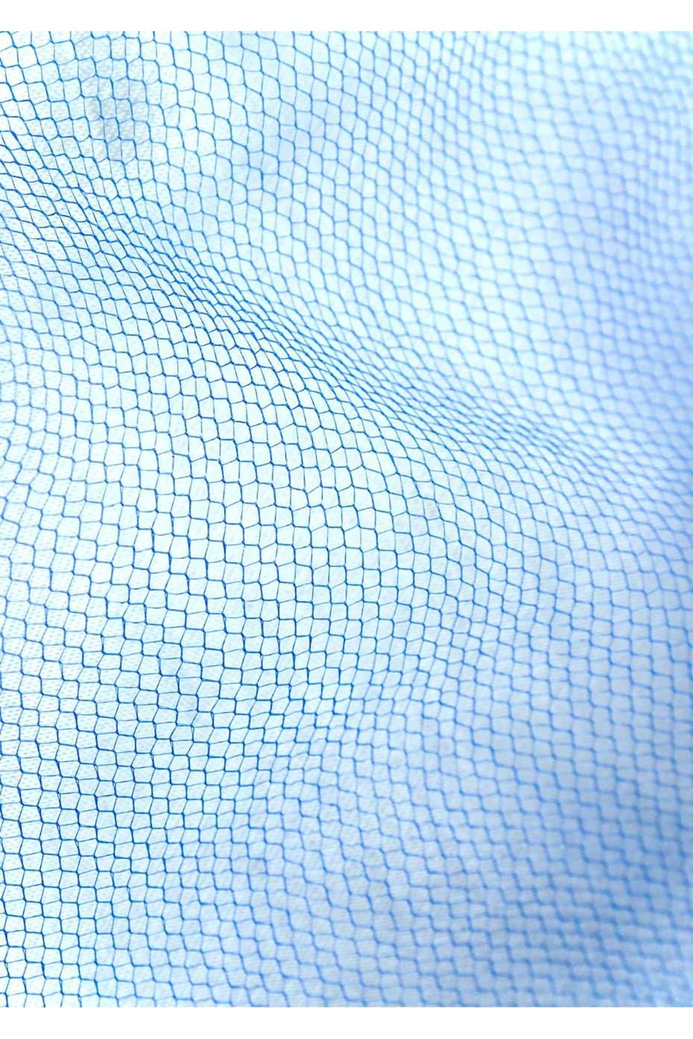 Gold Tül Renkli - Tül Modelleri - Gold - Mavi - 70 CM X 27 METRE