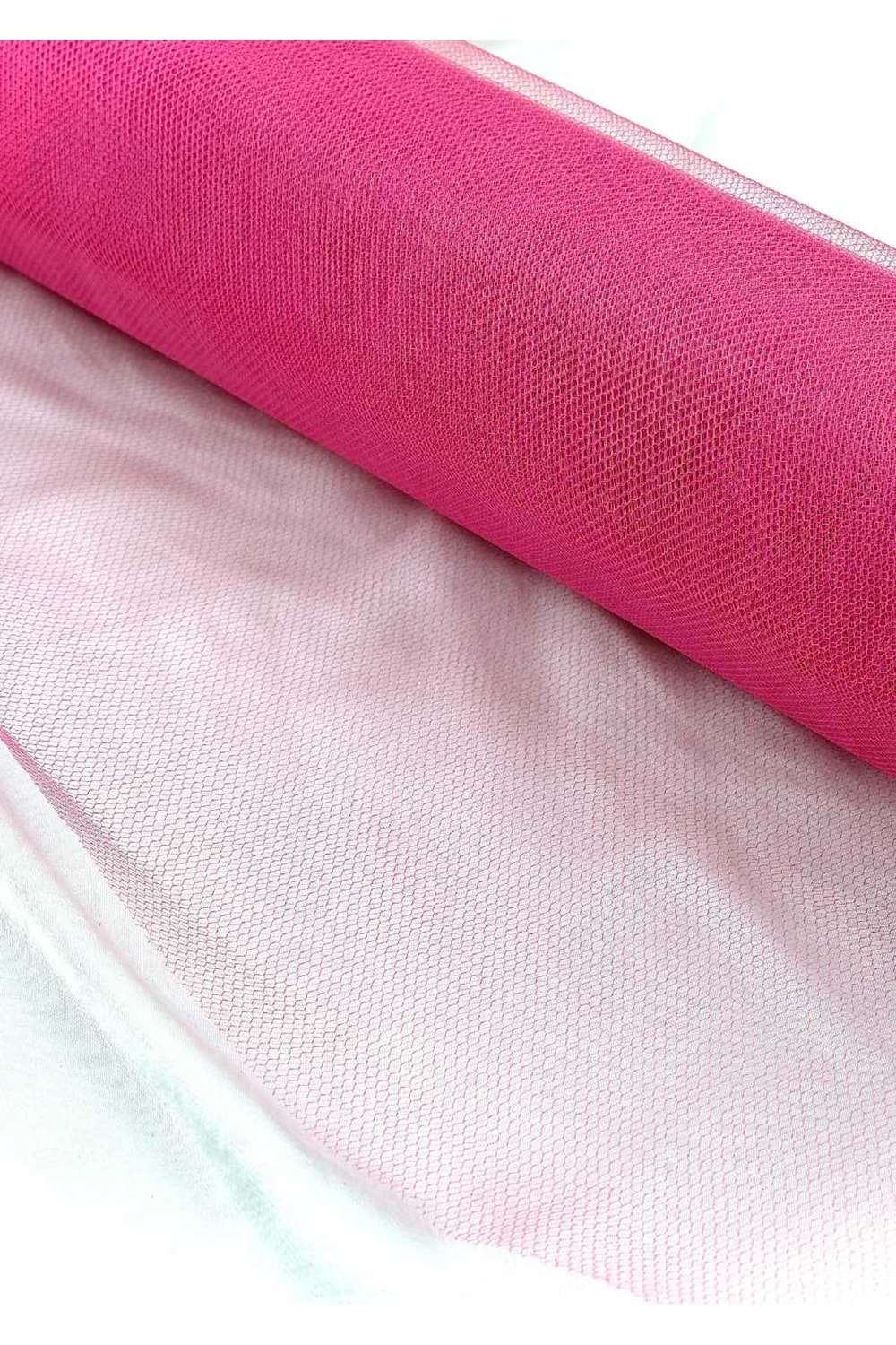 Gold Tül Renkli - Tül Modelleri - Gold - Pembe - 70 CM X 27 METRE