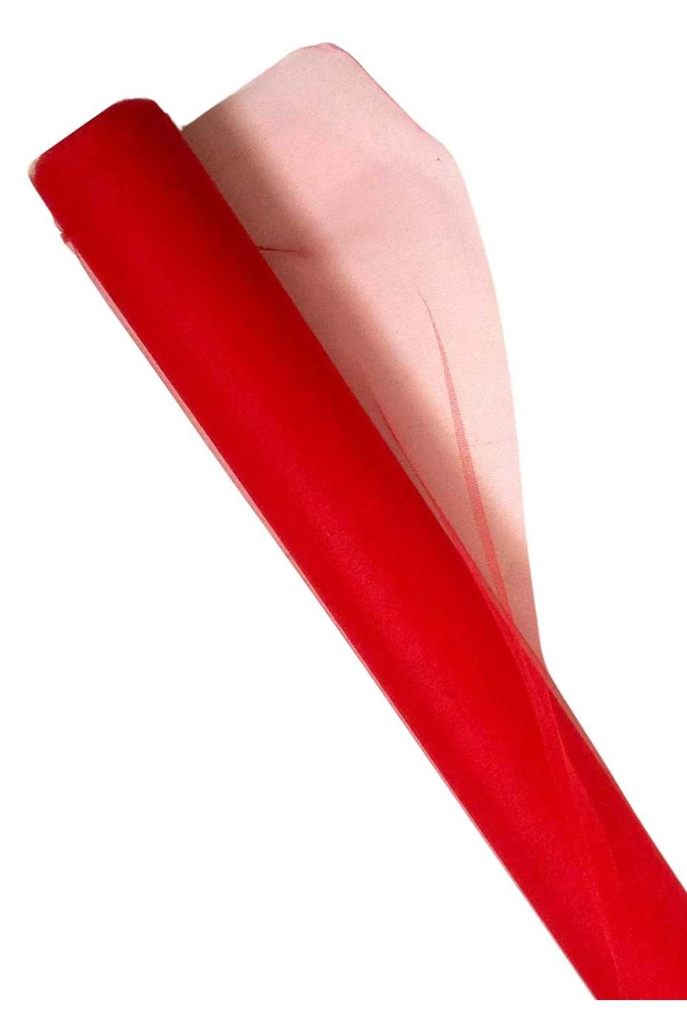 Altın Yaşar Tül Renkli - Tül Modelleri - Altın Yaşar - Kırmızı - 70 CM X 27 MT
