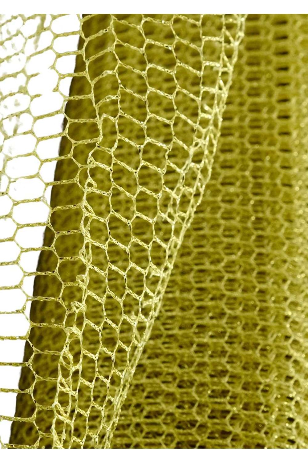 Tergal Simli - Tergal Modelleri - Simli Tergal - Altın - Gold - 70 CM X 10 MT