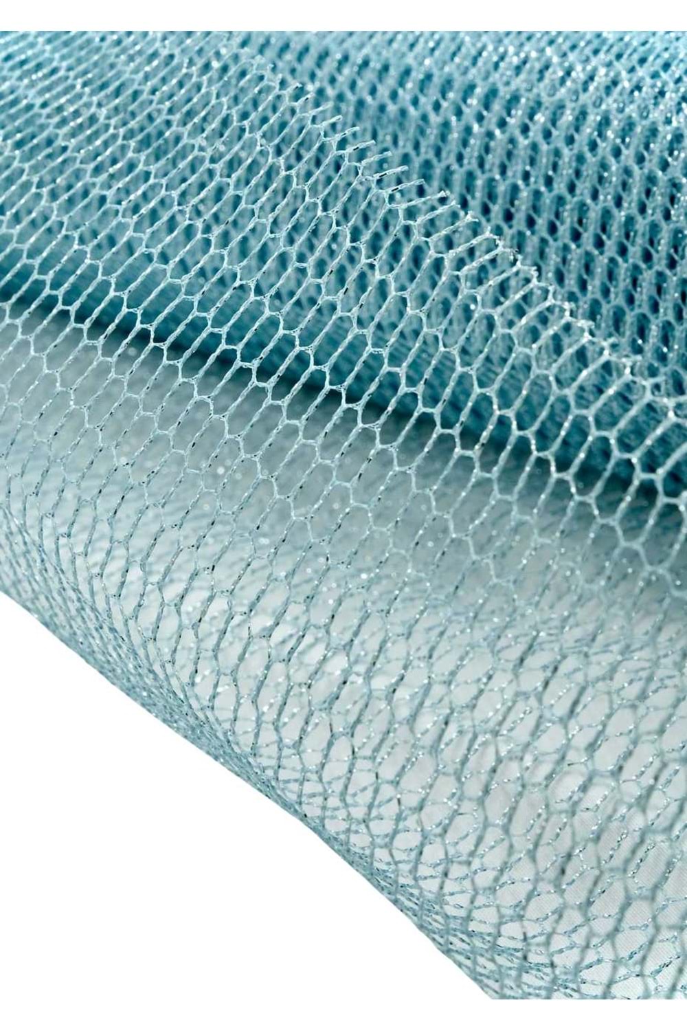 Tergal Simli - Tergal Modelleri - Simli Tergal - Mavi - 70 CM X 10 MT
