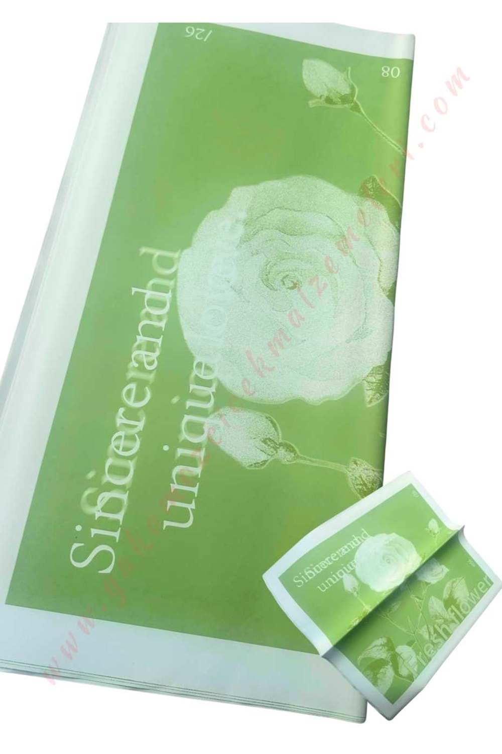 Fresh Flower Kesik İthal Selefon 58*58 Cm YK-320 - Yeşil