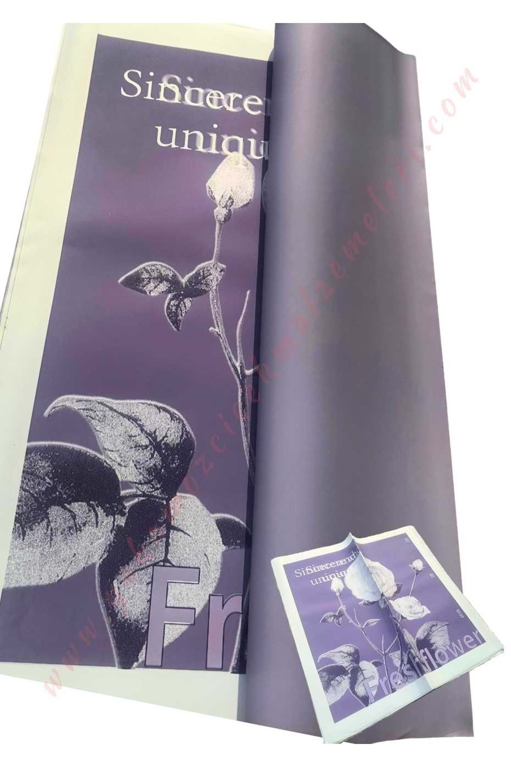 Fresh Flower Kesik İthal Selefon 58*58 Cm YK-320 - Gri