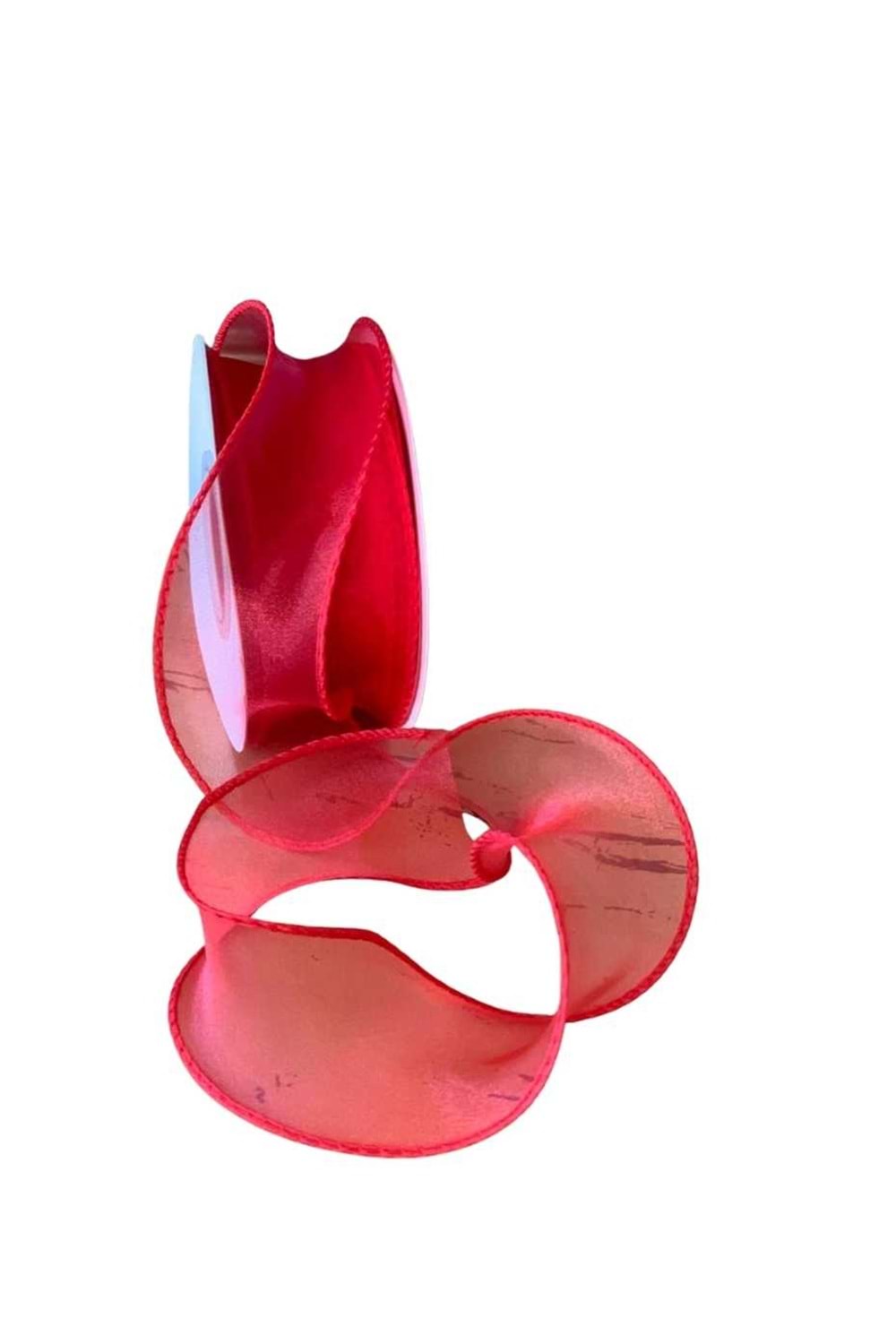 Tül Kurdele 3,5 Cm 9 Metre Rinbow YK-395 - Kırmızı