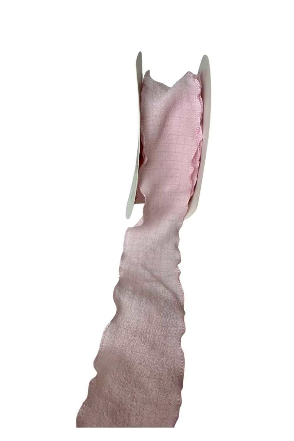 Kumaş Kurdele 3,5 Cm 9 Metre YK-401 - Açık Pembe