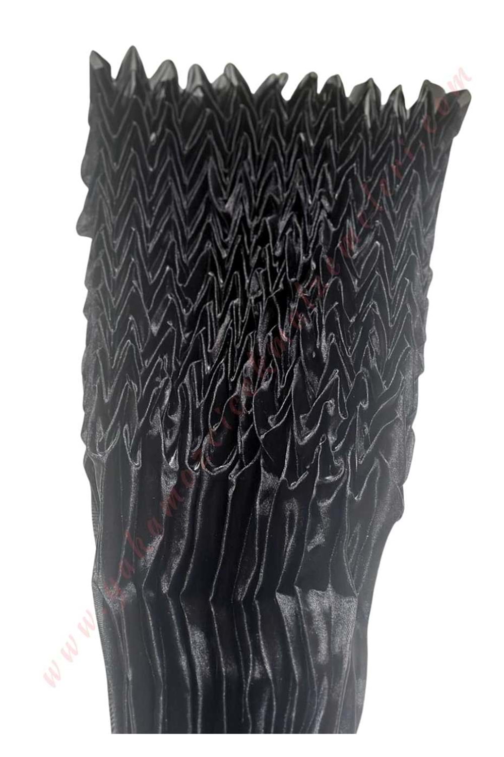 Pileli Tül Buketlik Siyah YK-422