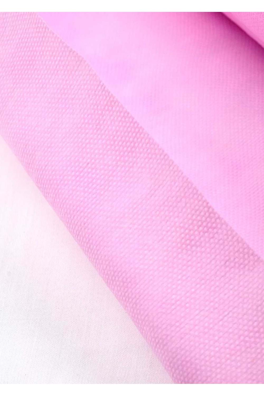 Renkli Tela - Tela Modelleri - Düz Tela - Açık Pembe - 70 CM X 10 METRE