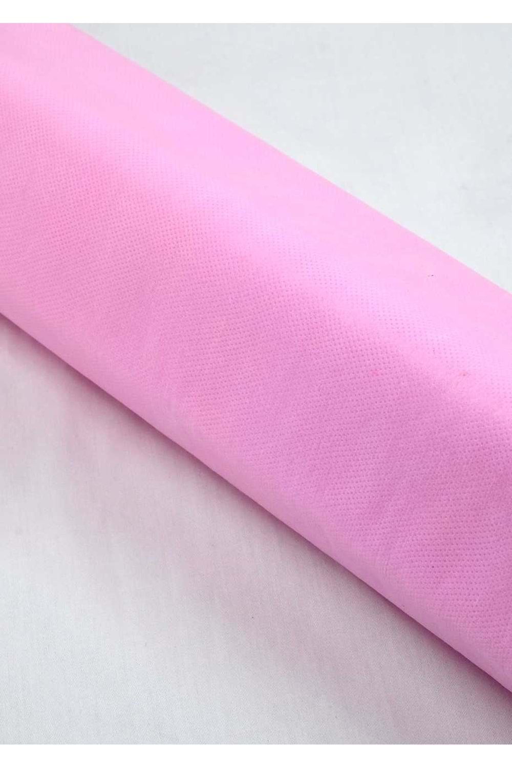 Renkli Tela - Tela Modelleri - Düz Tela - Açık Pembe - 70 CM X 10 METRE