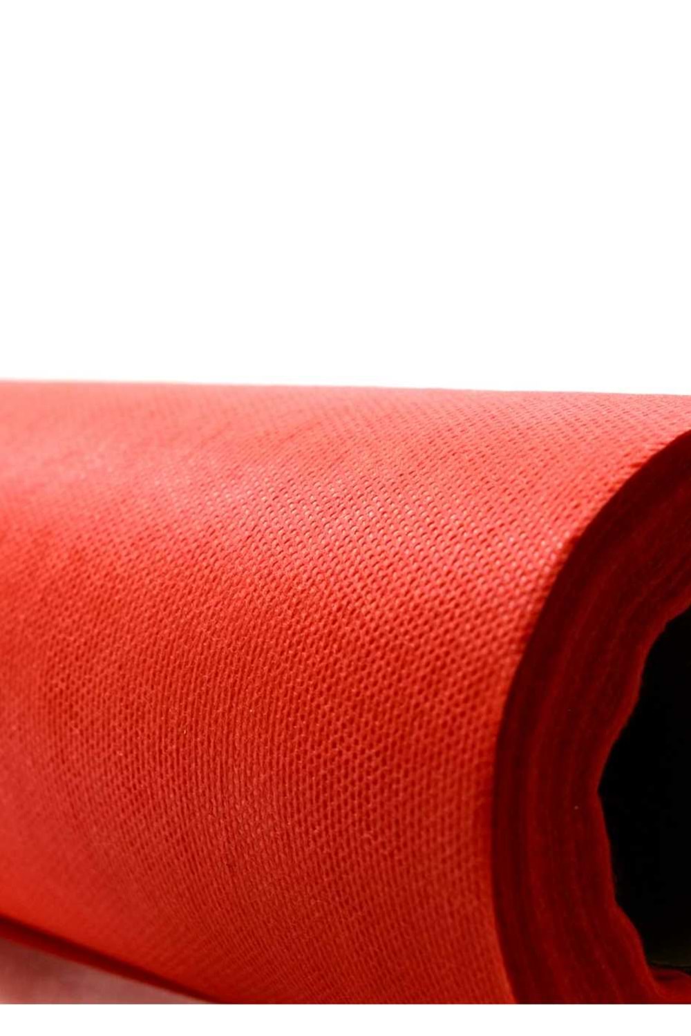 Renkli Tela - Tela Modelleri - Düz Tela - Kırmızı - 70 CM X 10 METRE