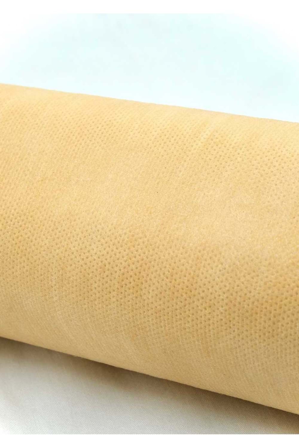 Renkli Tela - Tela Modelleri - Düz Tela - Krem - 70 CM X 10 METRE