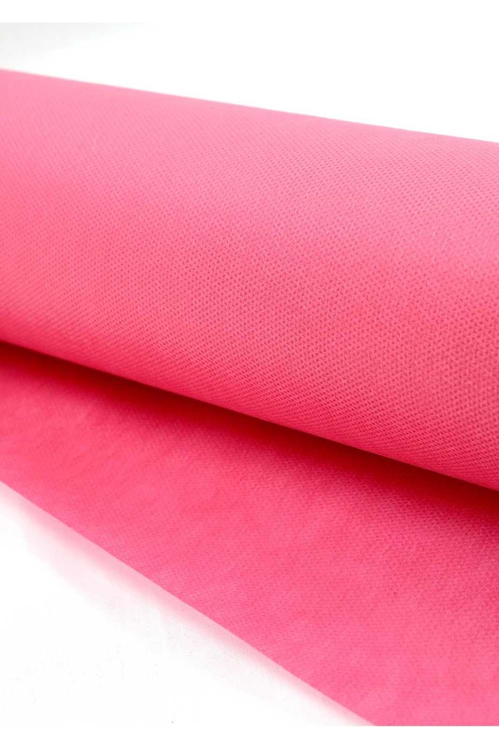 Renkli Tela - Tela Modelleri - Düz Tela - Pembe - 70 CM X 10 METRE