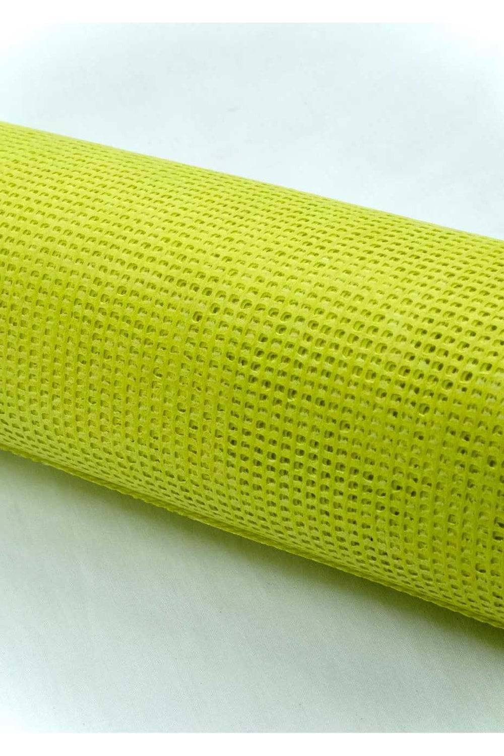 Delikli Renkli Tela - Tela Modelleri - Delikli Tela - Açık Yeşil - 70 CM X 10 METRE