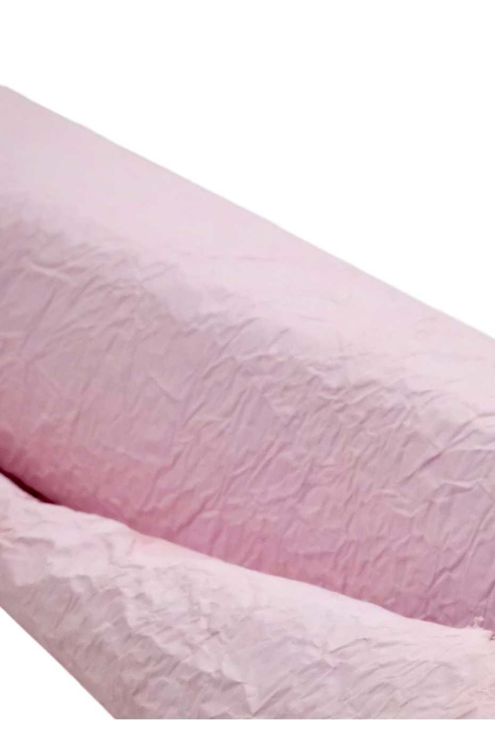 Buruşuk Kağıt - Buruşuk Kağıt - Düz Renkli - Açık Pembe - 60-70 CM X 9 METRE