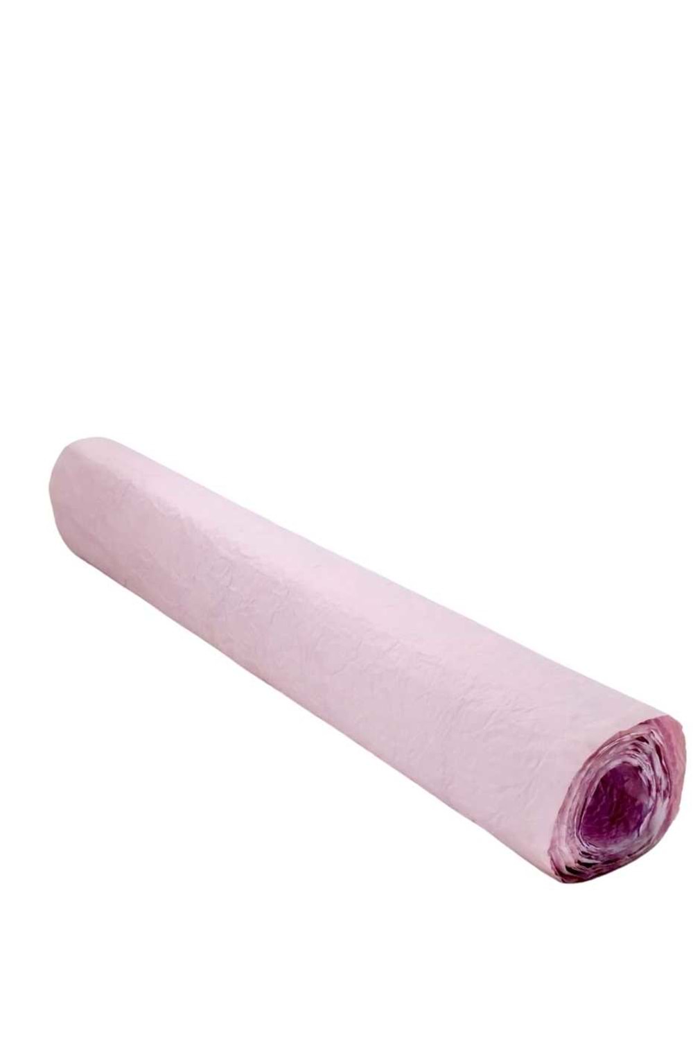 Buruşuk Kağıt - Buruşuk Kağıt - Düz Renkli - Açık Pembe - 60-70 CM X 9 METRE