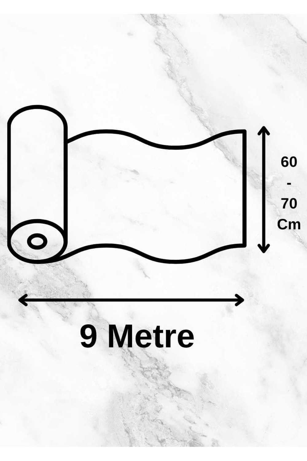 Buruşuk Kağıt - Buruşuk Kağıt - Düz Renkli - Açık Pembe - 60-70 CM X 9 METRE