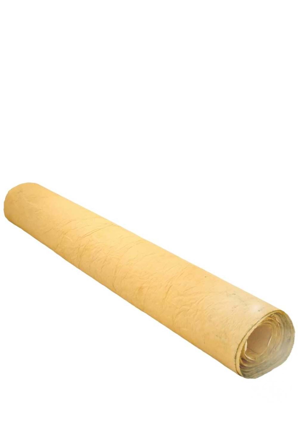 Buruşuk Kağıt - Buruşuk Kağıt - Düz Renkli - Hardal - 60-70 CM X 9 METRE