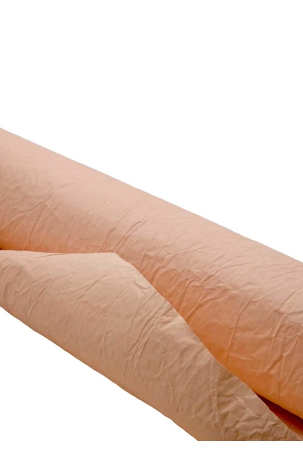 Buruşuk Kağıt - Buruşuk Kağıt - Düz Renkli - Somon - 60-70 CM X 9 METRE