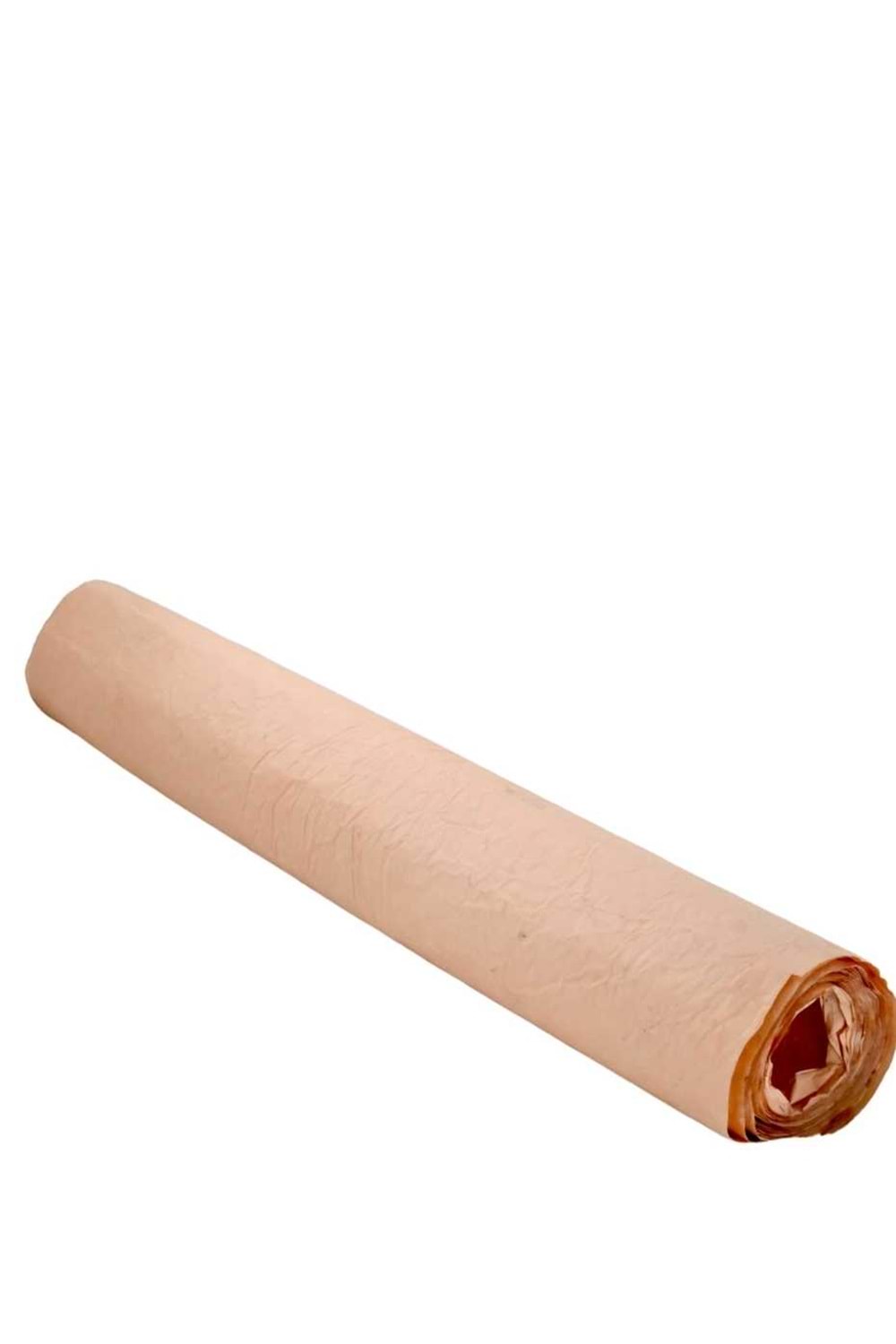 Buruşuk Kağıt - Buruşuk Kağıt - Düz Renkli - Somon - 60-70 CM X 9 METRE