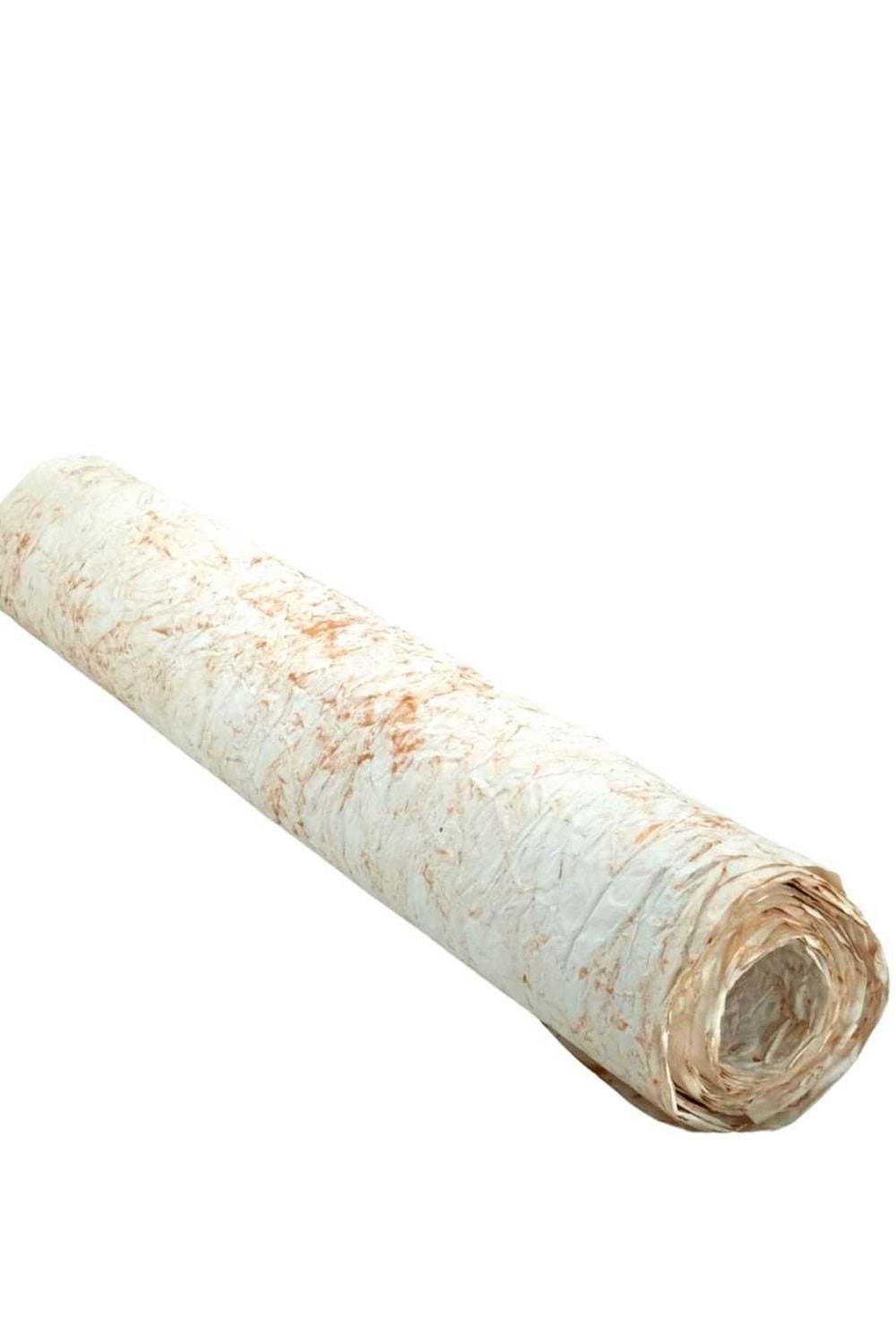 Buruşuk Kağıt Ebruli - Buruşuk Kağıt - Ebruli - Gold-Beyaz - 58 CM X 9 METRE