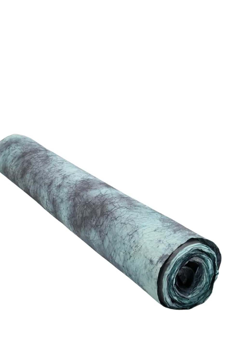Buruşuk Kağıt Ebruli - Buruşuk Kağıt - Ebruli - Mavi-Siyah - 58 CM X 9 METRE