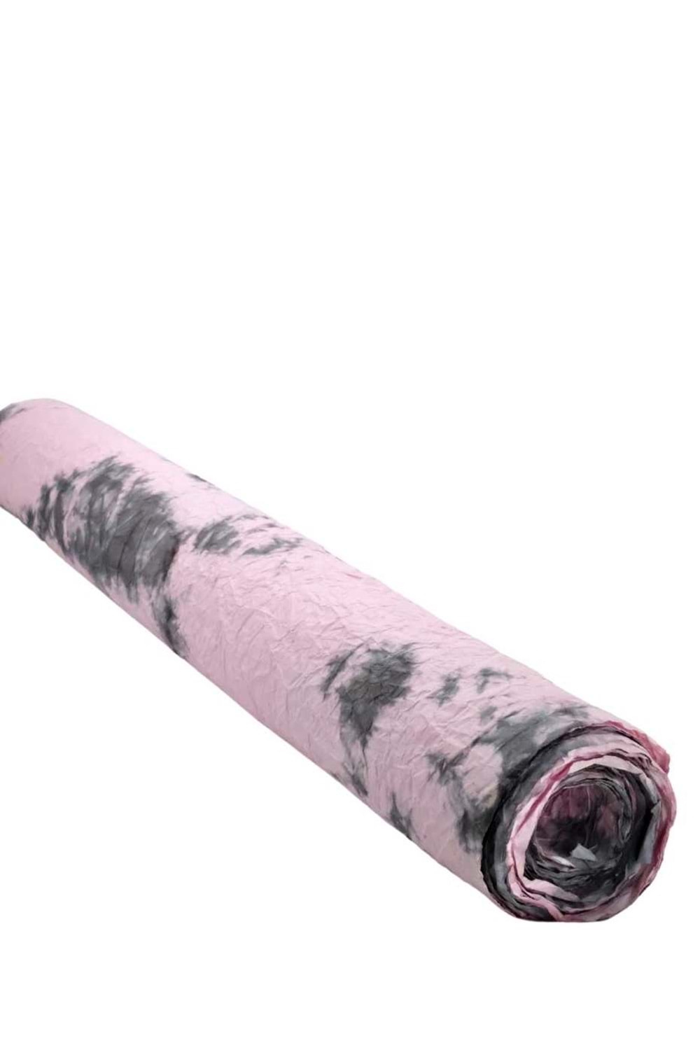 Buruşuk Kağıt Ebruli - Buruşuk Kağıt - Ebruli - Pembe-Siyah - 58 CM X 9 METRE