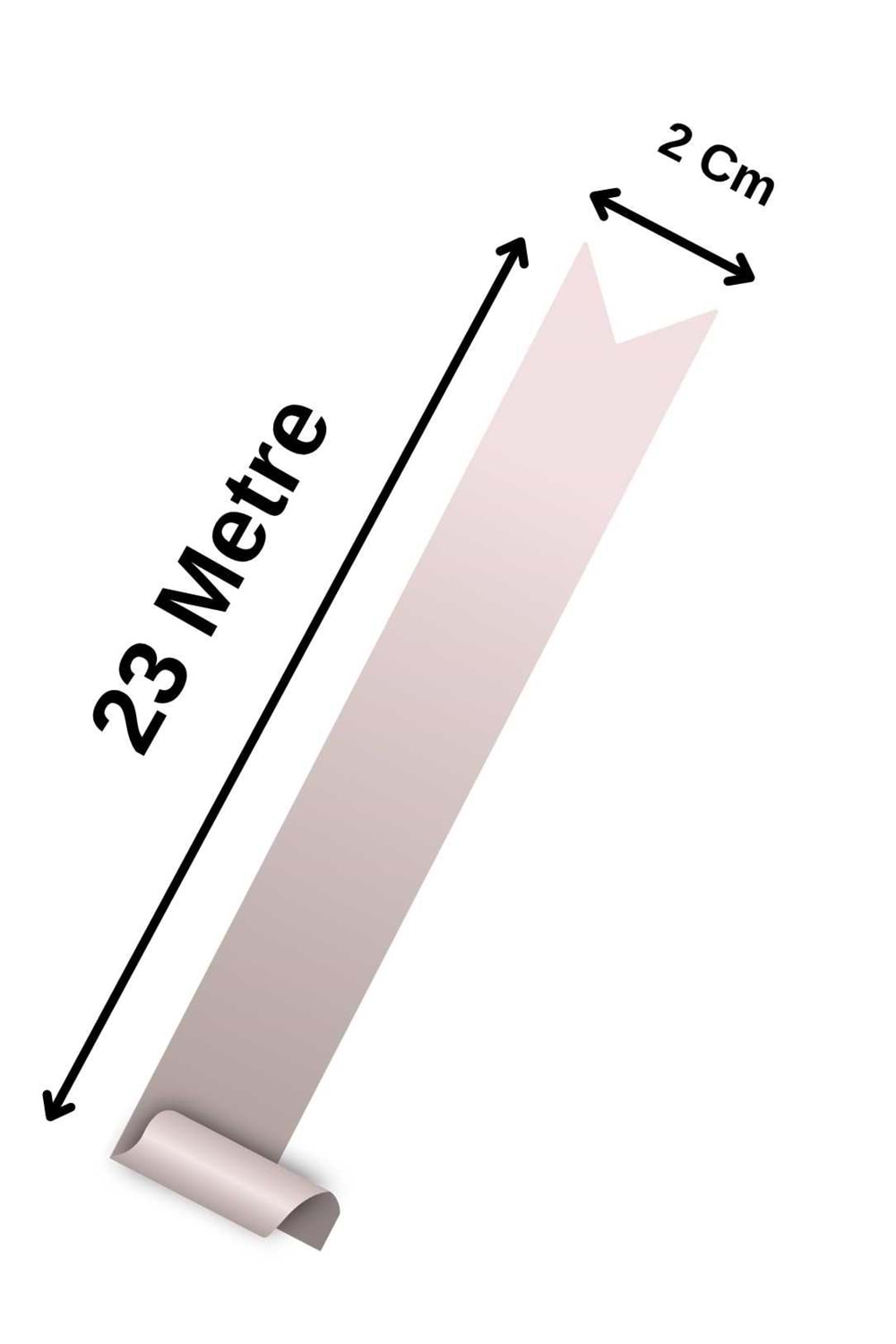 Kurdele Saten 2 Cm X 23 Metre - Kurdele Modelleri - Saten Kurdele - Kırmızı - 2 CM X 23 METRE