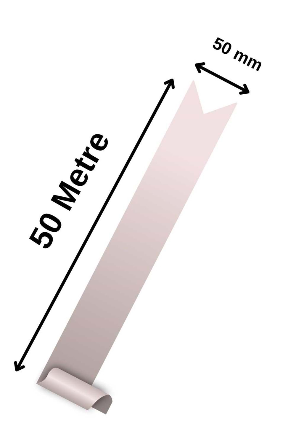 Kalın Rabant Kurdele 50 mm x 50 Metre - Rabant Modelleri - Renkli Rabant - Sarı - 50 MM X 50 METRE