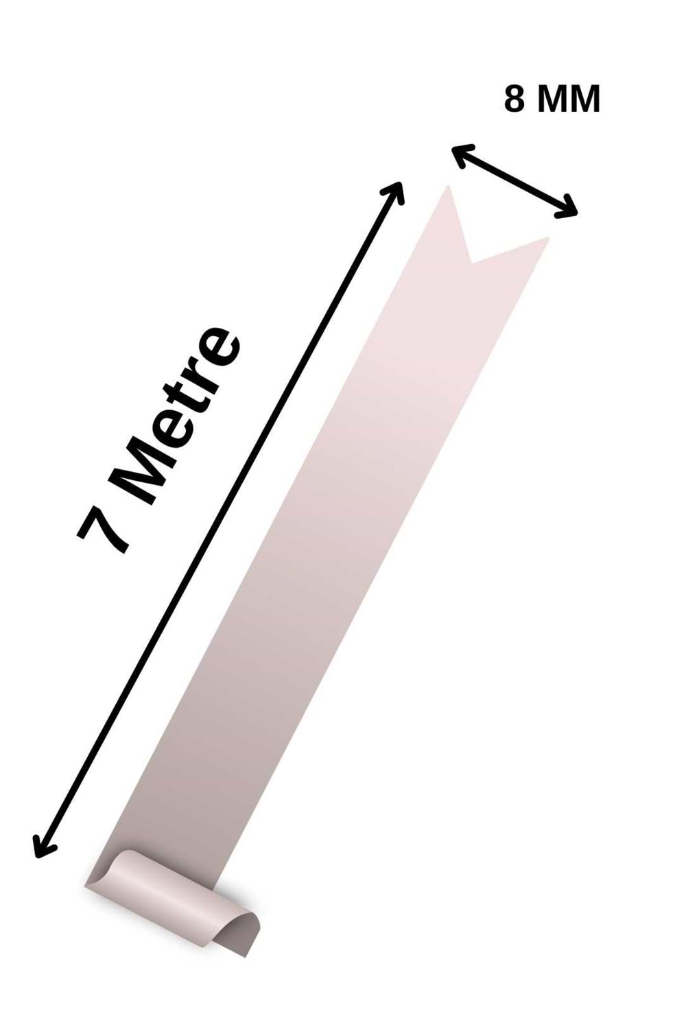 İnci Boncuk Kurdele Soft Renkler - Kurdele Modelleri - Boncuk İnci - Açık Mavi - 8 MM X 7 METRE