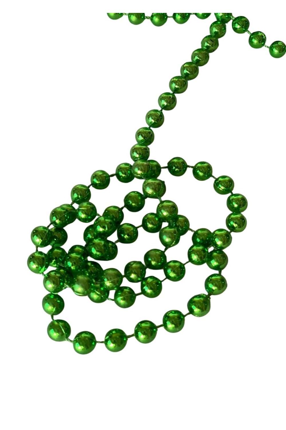 İnci Boncuk Kurdele Parlak Renkler - Kurdele Modelleri - Boncuk İnci - Yeşil - 8 MM X 7 METRE