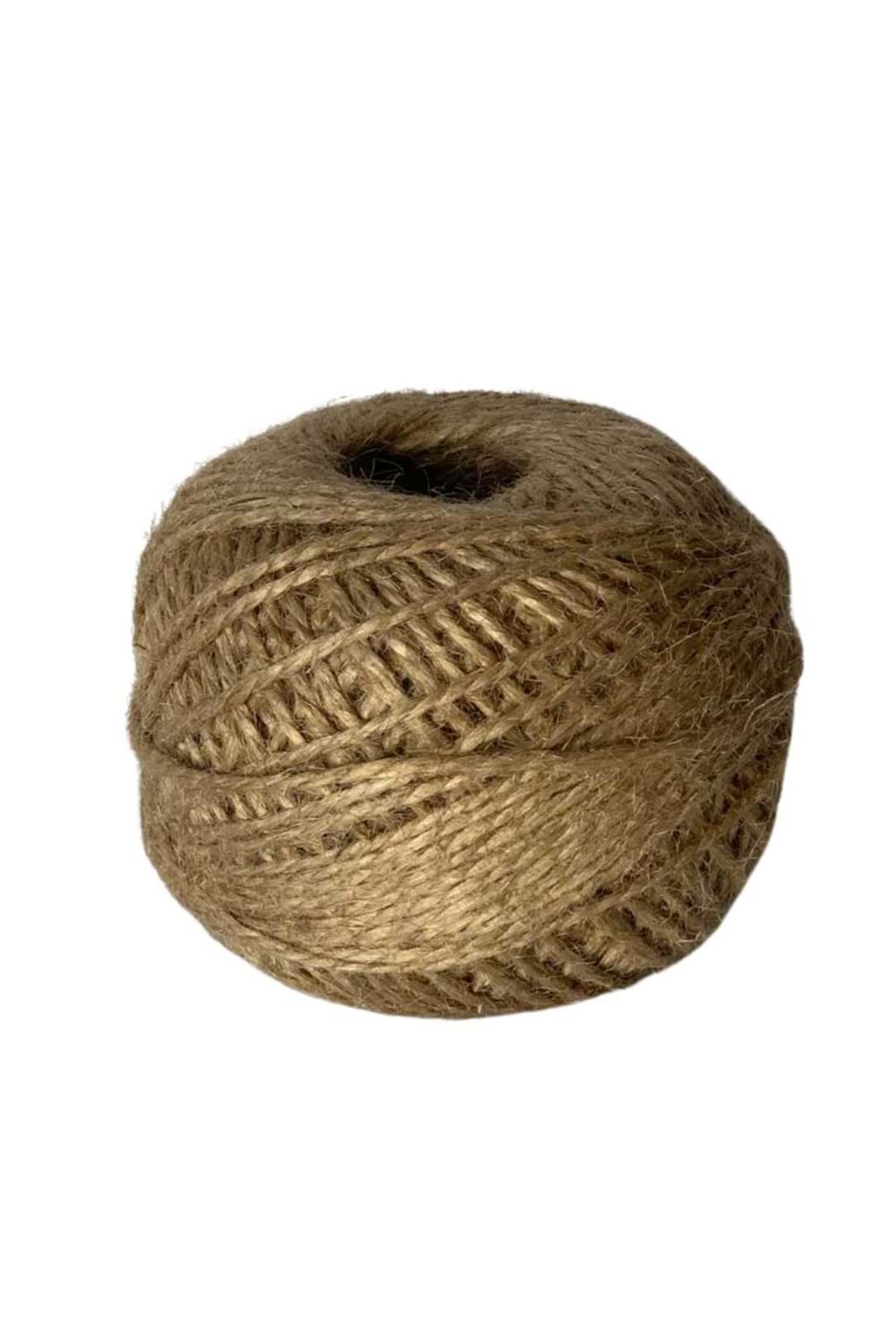 Jüt Hasır İp Yumak 100 Gram - Kurdele Modelleri - Jüt Kurdele - Açık Kahverengi - 100 GRAM